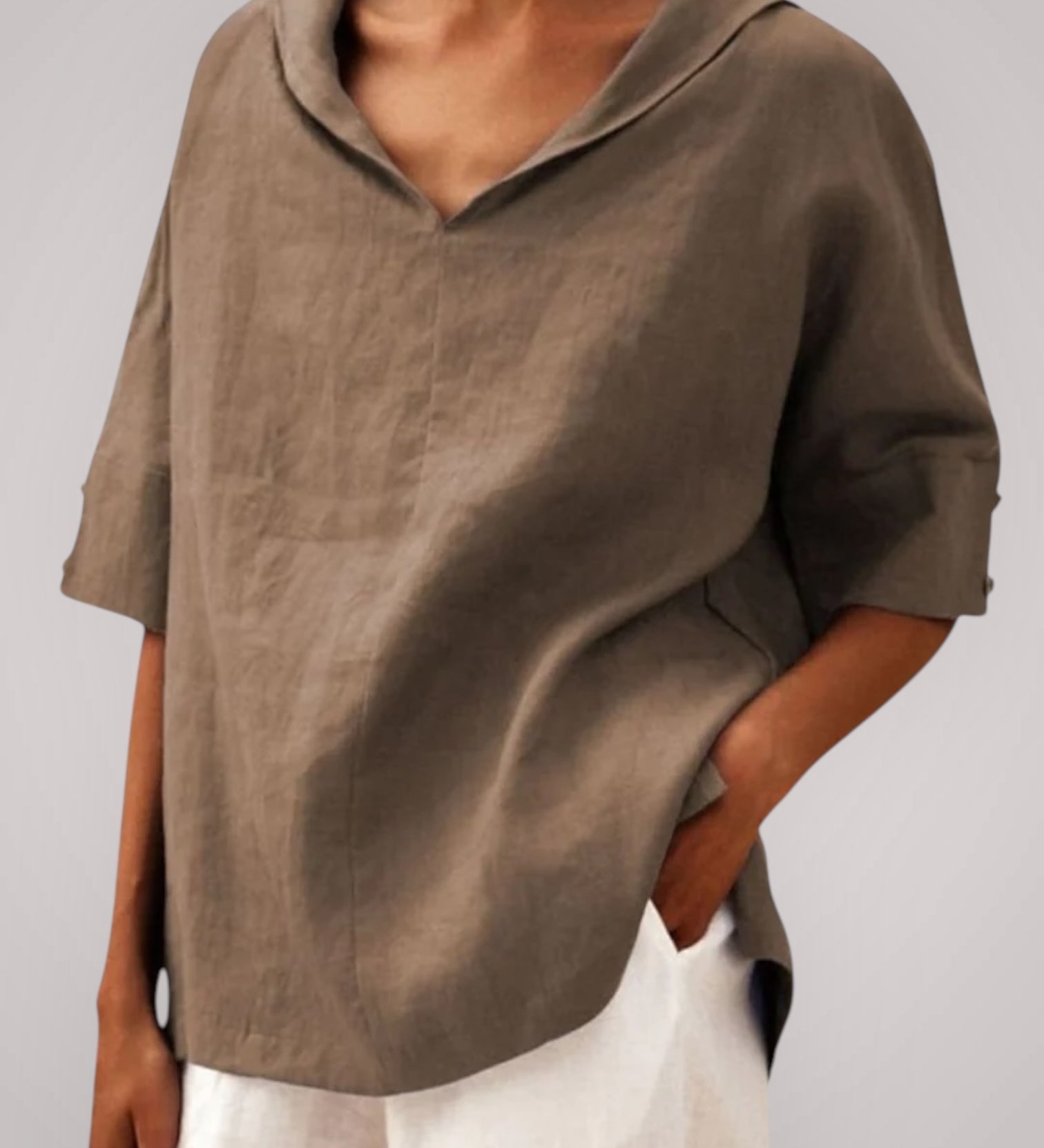 Μία | Καθημερινό Φαρδύ-Fitting Μπλούζα