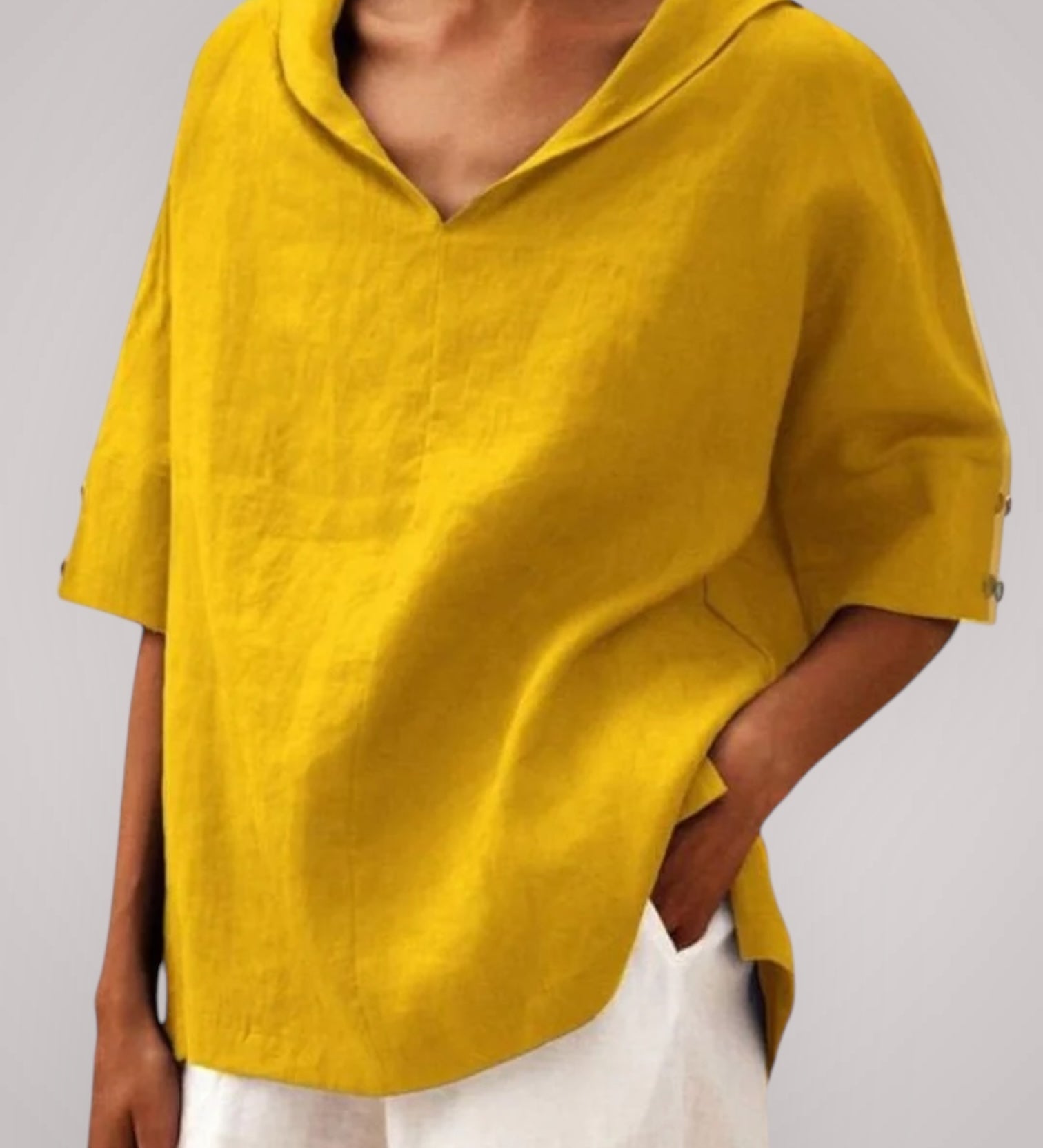 Μία | Καθημερινό Φαρδύ-Fitting Μπλούζα