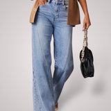 Λόβα | Mid-Rise Φαρδύ Μπατζάκι Jeans