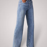 Λόβα | Mid-Rise Φαρδύ Μπατζάκι Jeans