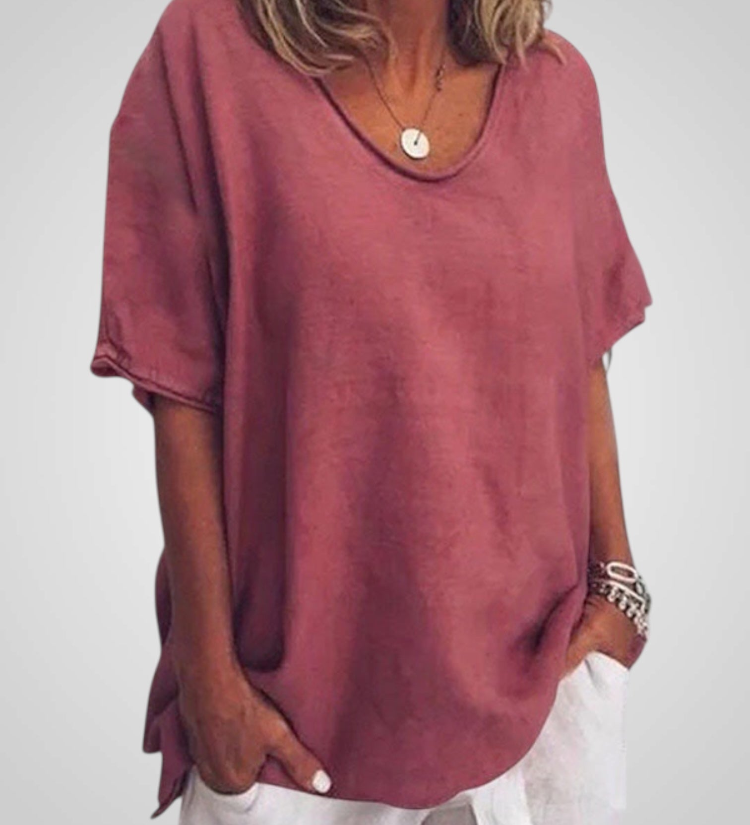 Μορίν | Άνετη Φαρδιά Μπλούζα