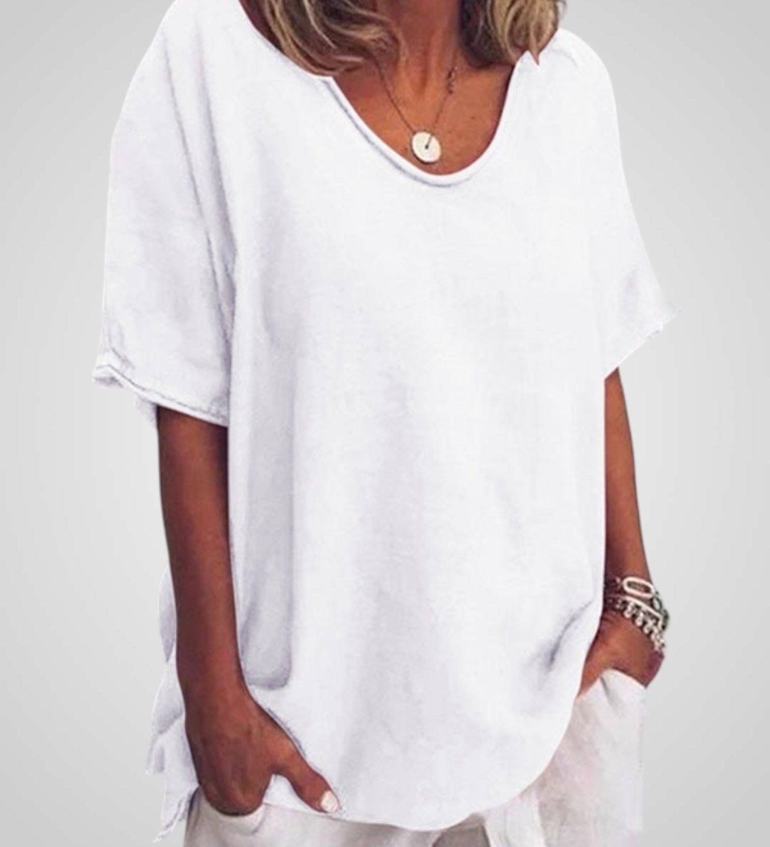 Μορίν | Άνετη Φαρδιά Μπλούζα