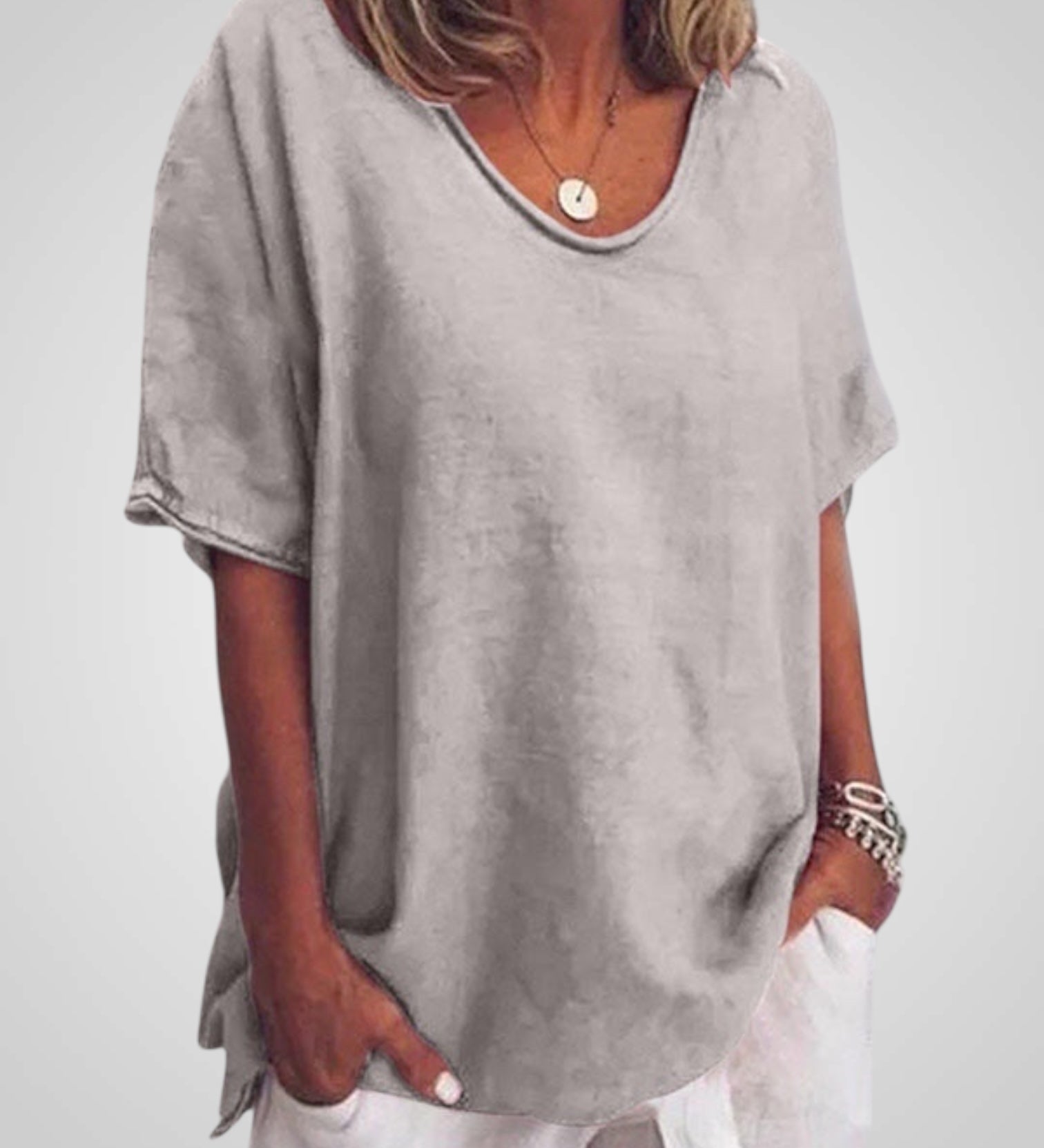 Μορίν | Άνετη Φαρδιά Μπλούζα