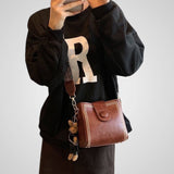 Ούρο | Ρετρό Τσάντα με Ρυθμιζόμενο Φαρδύ Λουράκι Ώμου