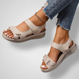 Fame - Ορθοπεδικά γυναικεία πλατφόρμα πέδιλα με λουράκι