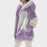 Andrea | Μπουφάν χειμωνιάτικο με κουκούλα και φερμουάρ