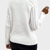 Clara – Πουλόβερ με Κουμπιά και Πλεκτή Υφή