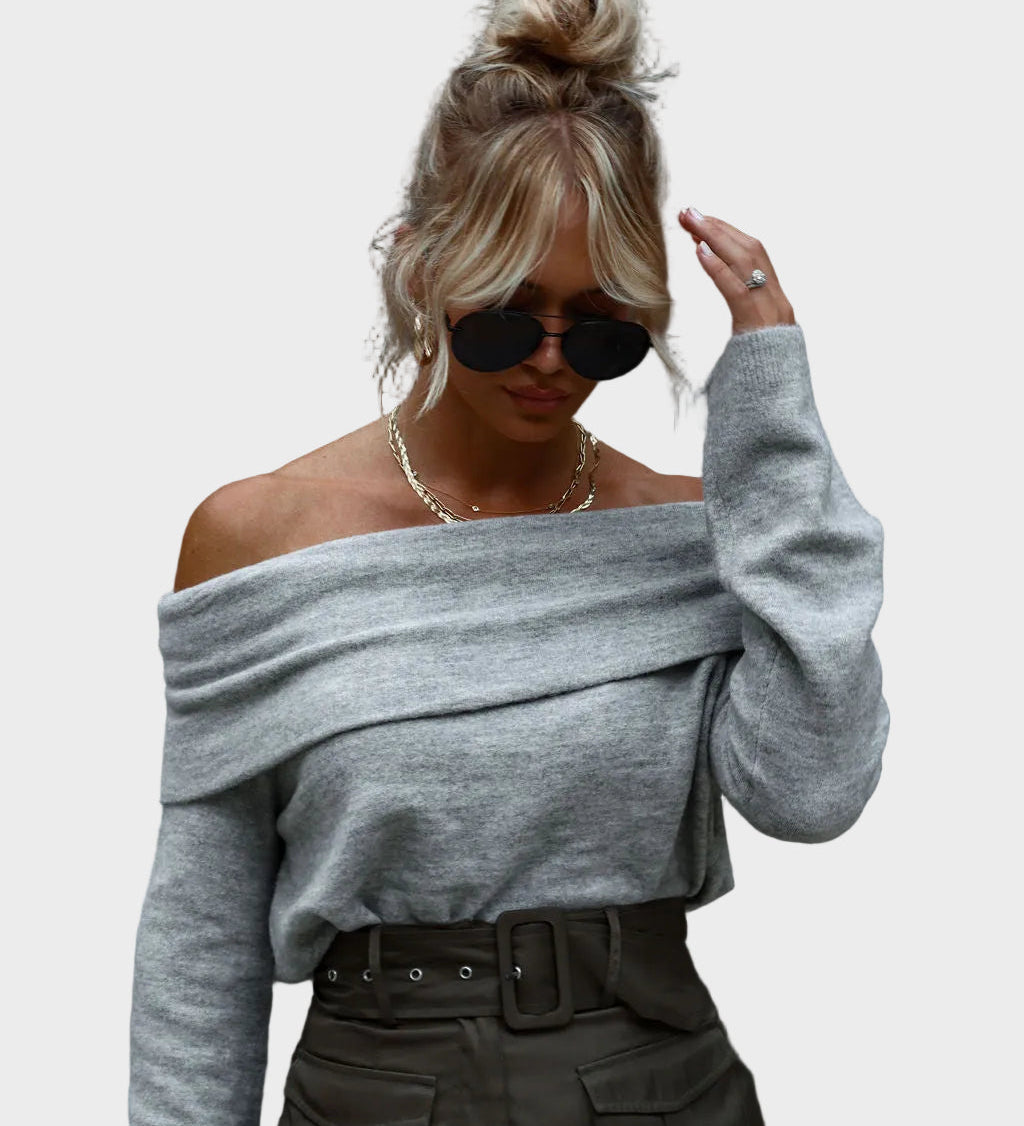 Welma | Πουλόβερ Dreamworld με Έξω τους Ώμους