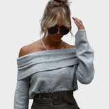 Welma | Πουλόβερ Dreamworld με Έξω τους Ώμους