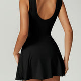 Lemilla™ Φόρεμα Τένις με Ψηλό Λαιμό