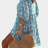 Φόρεμα Μίνι Daniela Boho Λουλουδάτο