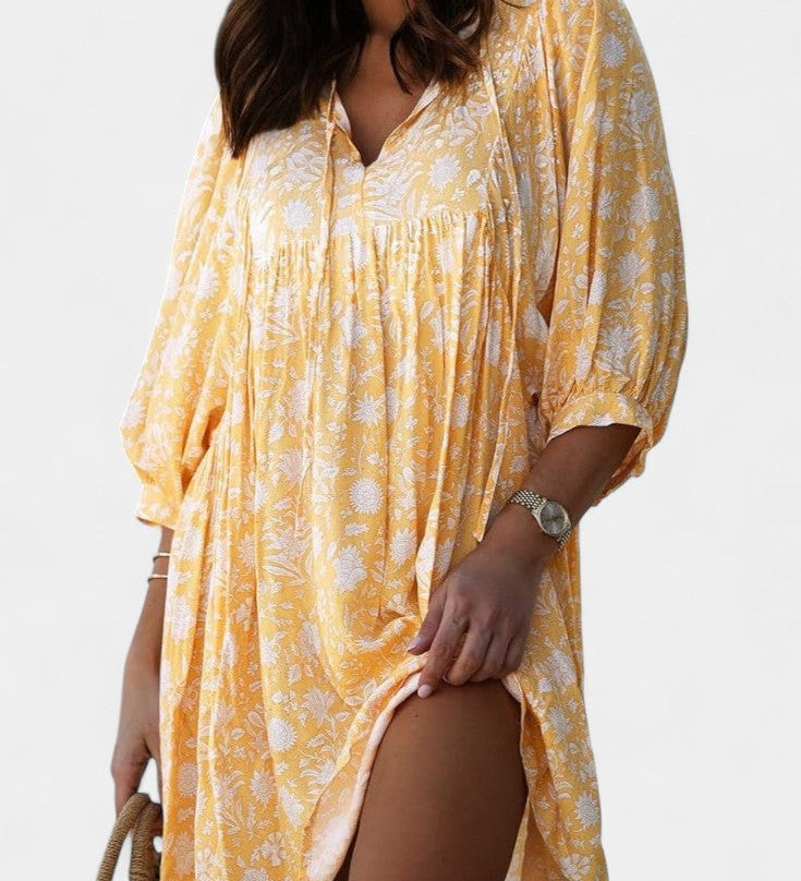 Φόρεμα Μίνι Daniela Boho Λουλουδάτο