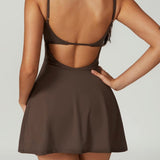 Lemilla™ Φόρεμα Τένις με Σκίσιμο στο Τελείωμα