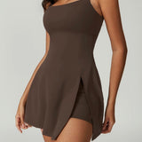 Lemilla™ Φόρεμα Τένις με Σκίσιμο στο Τελείωμα