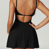 Lemilla™ Φόρεμα Τένις με Σκίσιμο στο Τελείωμα