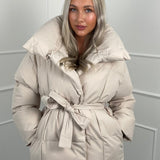 Karyl - Κοντό μπουφάν με ζώνη και τσέπες