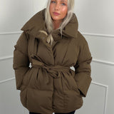 Karyl - Κοντό μπουφάν με ζώνη και τσέπες