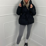 Karyl - Κοντό μπουφάν με ζώνη και τσέπες