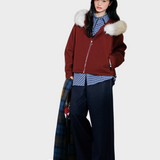 Rikke | Αποσπώμενο μπουφάν με γούνα από συνθετικό υλικό