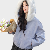 Rikke | Αποσπώμενο μπουφάν με γούνα από συνθετικό υλικό