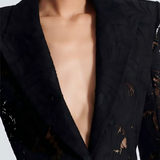 Kinan - Μονόπετο Σακάκι Blazer από Δαντέλα (Single Breasted Lace Blazer)
