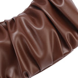 Chara | Δερμάτινη τσάντα σλιγκ σε σχήμα κρουασάν