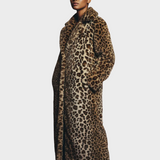 Aurelia Παλτό από Ψεύτικη Γούνα Λεοπάρ