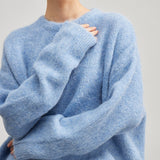 Βερόνα Πλεκτή Ριμπ Μπλούζα