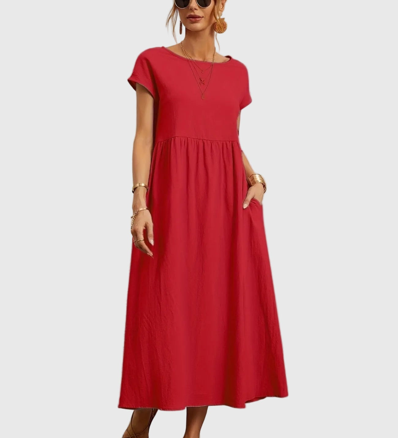 Καλλιρρόη - Κομψό Ελαφρύ Φόρεμα