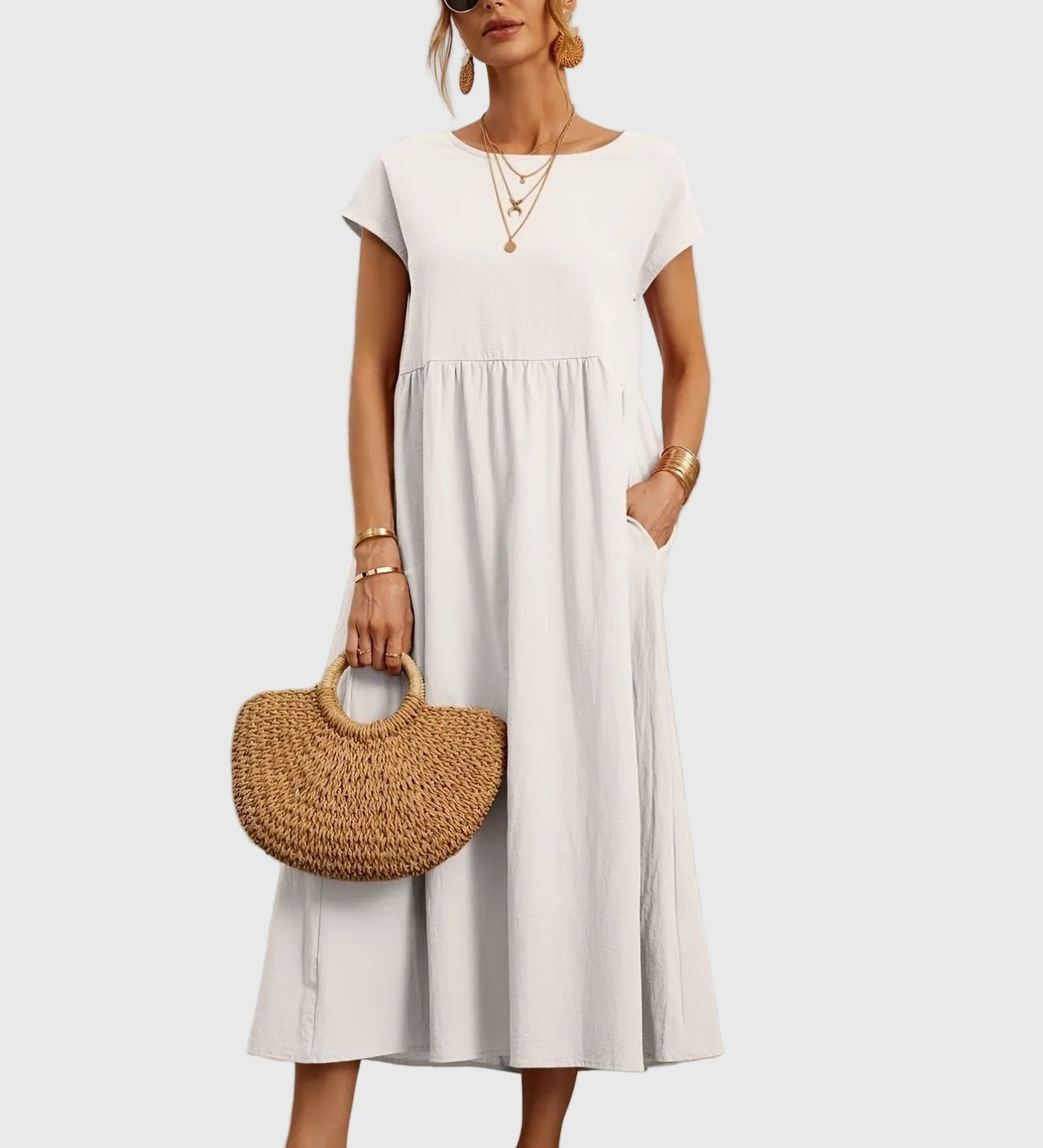 Καλλιρρόη - Κομψό Ελαφρύ Φόρεμα