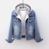Everly - Τζιν Τζάκετ με Επένδυση Sherpa (Sherpa Denim Jacket)