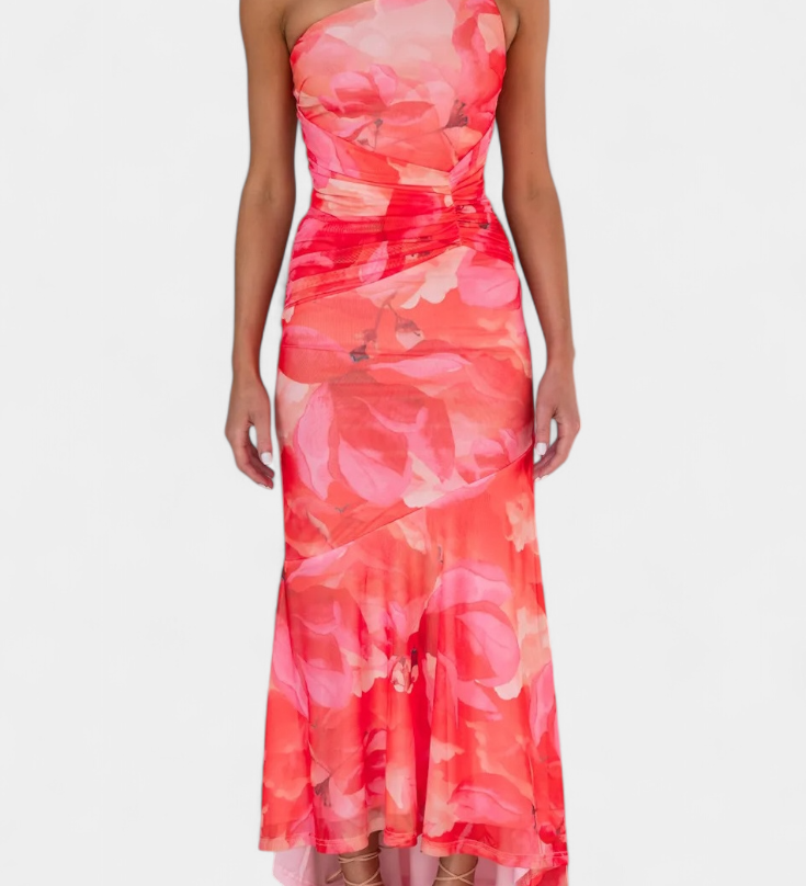 Abigail Μακρυμάνικο Φλοράλ Φόρεμα