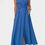 Meryl Πουκαμισοφόρεμα με Κουμπιά και Ρυθμιζόμενη Ζώνη