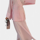 Zelda Σετ με Πουκάμισο με Λαιμόκοψη V και Φούστα με Άνοιγμα