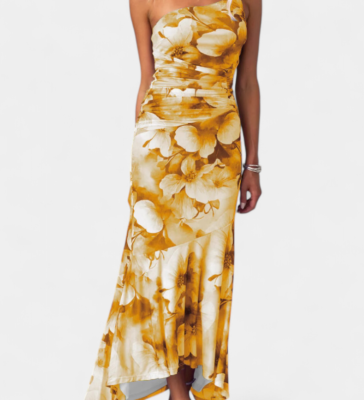 Abigail Μακρυμάνικο Φλοράλ Φόρεμα