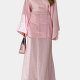 Zelda Σετ με Πουκάμισο με Λαιμόκοψη V και Φούστα με Άνοιγμα