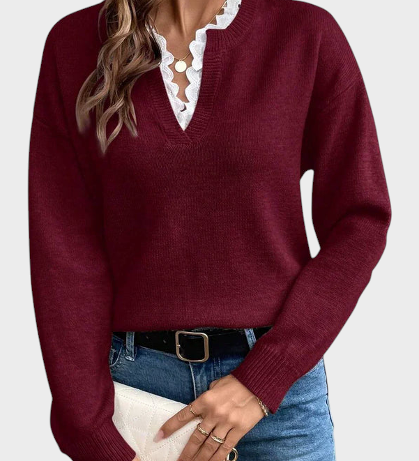 Maja | Κομψό Μπλουζάκι με Γαλλικό Γιακά