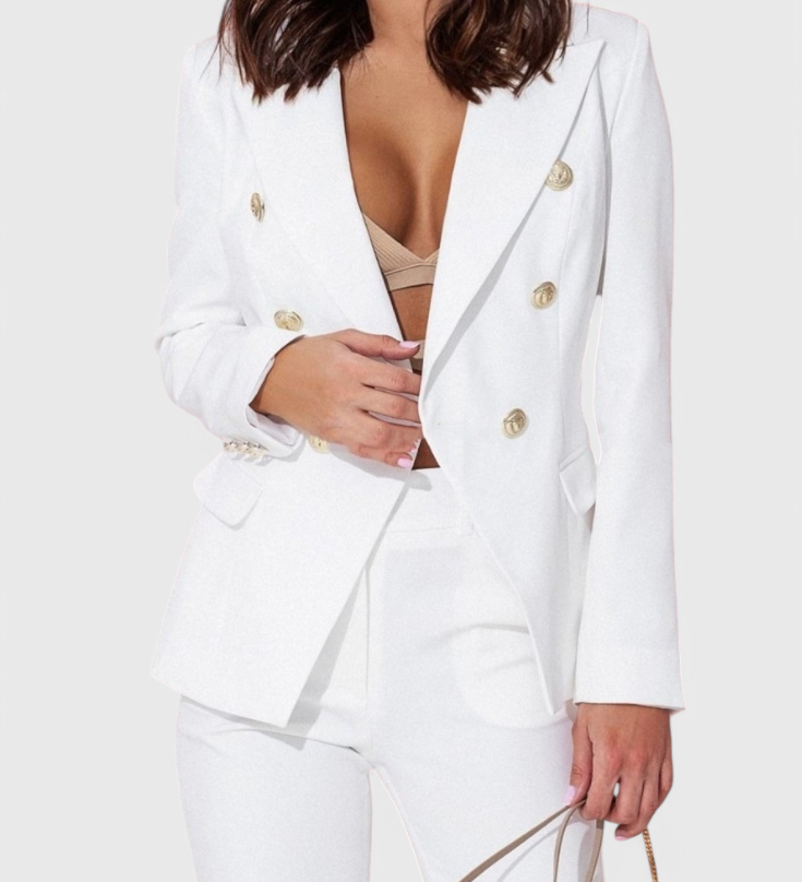 Rosalin Κομψό Σετ με Blazer και Παντελόνι