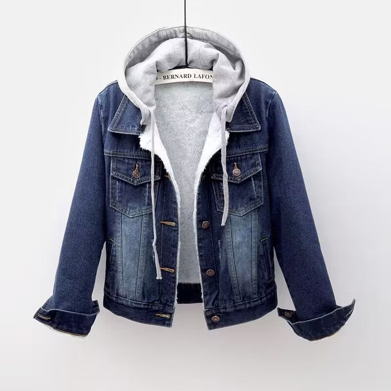 Everly - Τζιν Τζάκετ με Επένδυση Sherpa (Sherpa Denim Jacket)