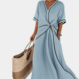 Mila | Κομψό φόρεμα με κολακευτική μέση και εορταστική κομψότητα