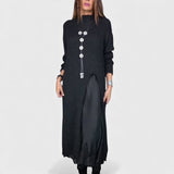 Lena | κομψό μακρύ πλεκτό φόρεμα