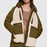 Irene - Φλις πουπουλένιο μπουφάν (Fleece Down Puffer)