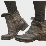 Persephone™ | Τολμηρά Μαύρα Μποτάκια Αστραγάλου για Γυναίκες