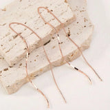 Μακριά Σκουλαρίκια με Σχέδιο Κυμάτων