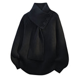 Aurelia πλεκτό με λαιμό σαν κασκόλ