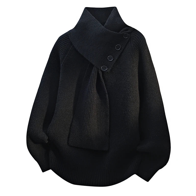 Aurelia πλεκτό με λαιμό σαν κασκόλ