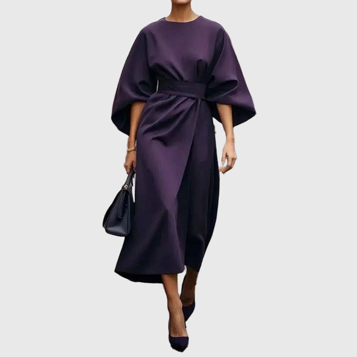 Ραφαέλα - Μαξι φόρεμα με μανίκια κιμόνο