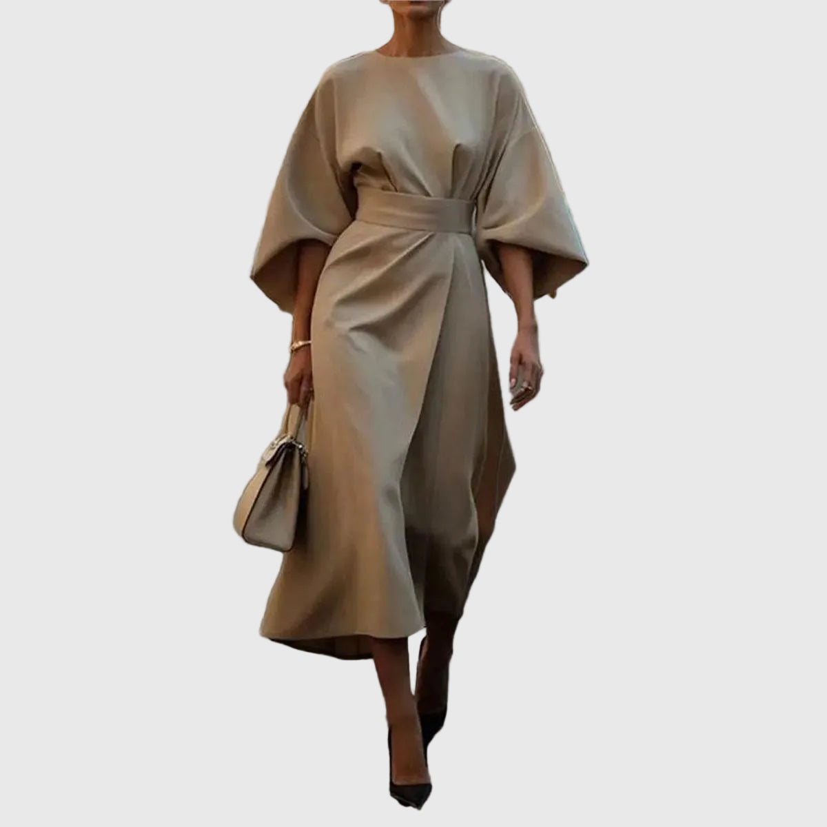 Ραφαέλα - Μαξι φόρεμα με μανίκια κιμόνο