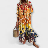 Lila — Ελκυστικό Μάξι Φόρεμα που Καλύπτει την Κοιλιά