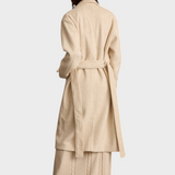 Filippa | Μπεζ Παλτό με Ζώνη